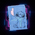 Carnet Stitch en Fourrure Bleue – Carnet Secret Disney Officiel