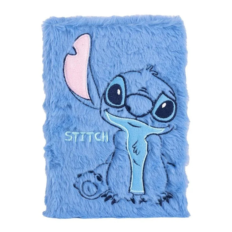 Carnet Stitch en Fourrure Bleue – Carnet Secret Disney Officiel