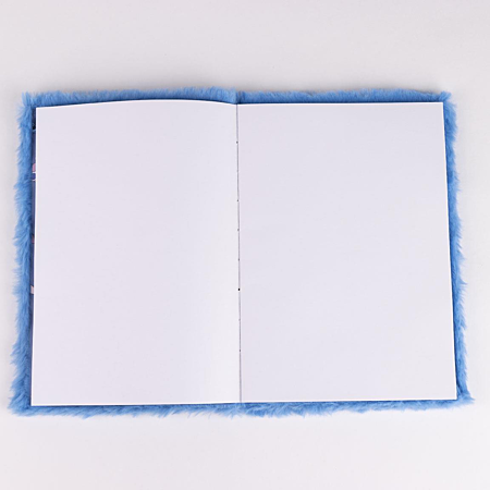 Carnet Stitch en Fourrure Bleue – Carnet Secret Disney Officiel