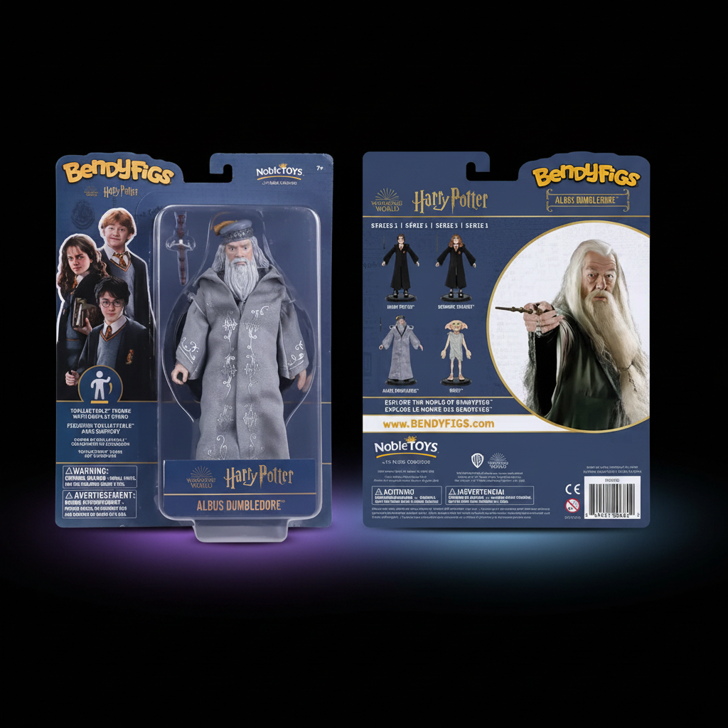 Figurine Flexible Albus Dumbledore – BendyFigs Harry Potter 19 cm