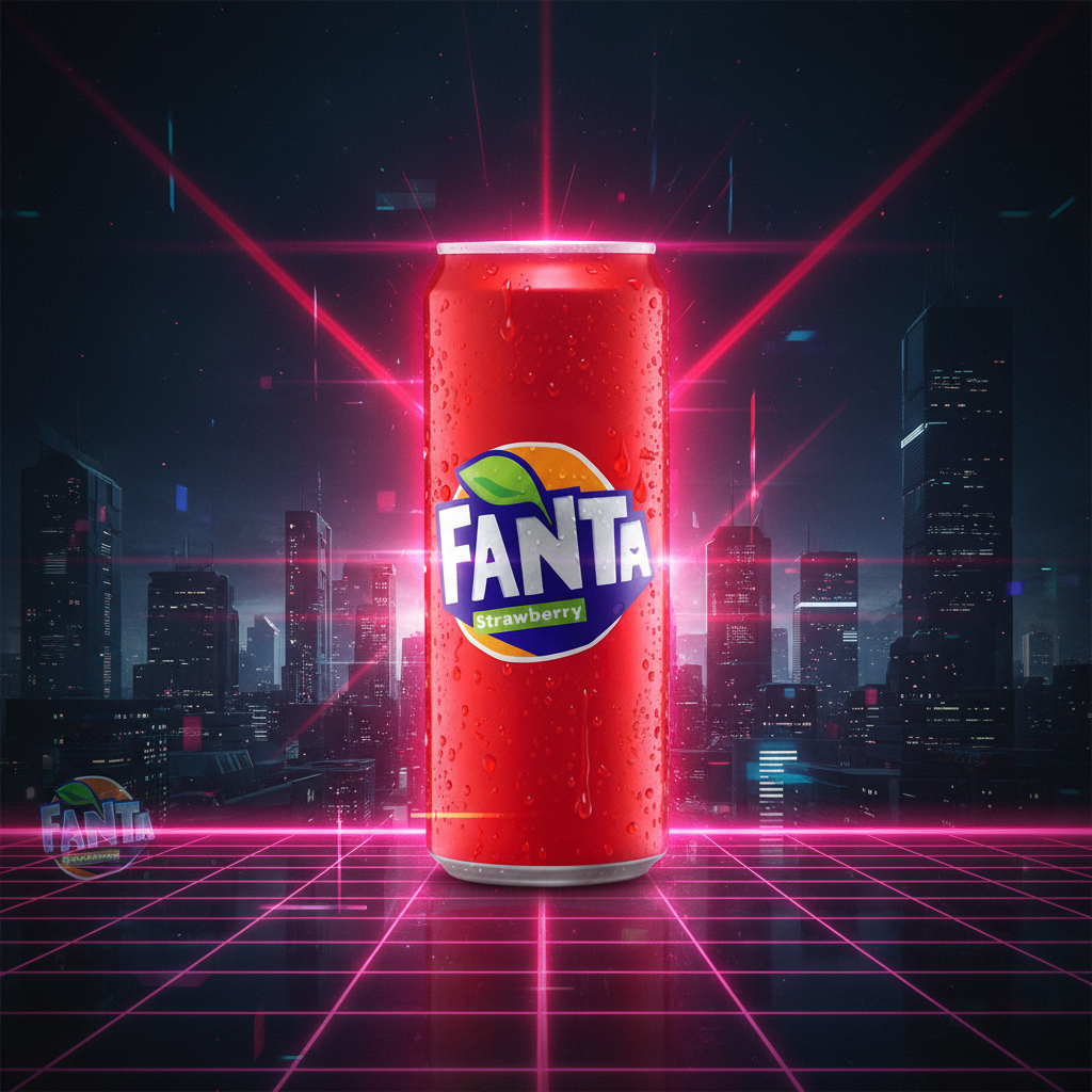 Fanta Strawberry – Canette Slim