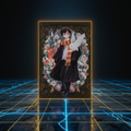 Carnet souple Harry Potter style néon futuriste