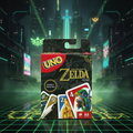 UNO Zelda – boîte face style néon futuriste