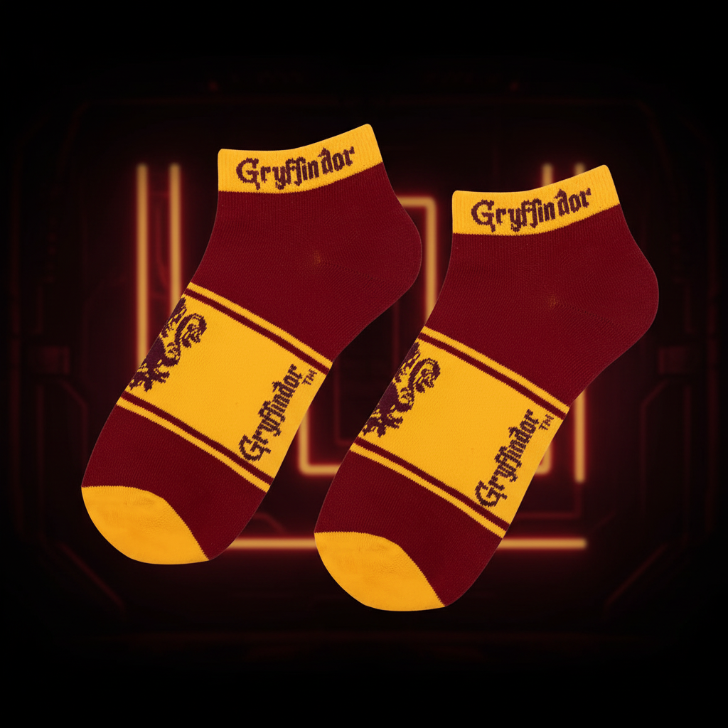 Socquettes Gryffondor - Paire néon futuriste