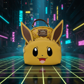 Sac à dos Loungefly Évoli vue face – style néon futuriste