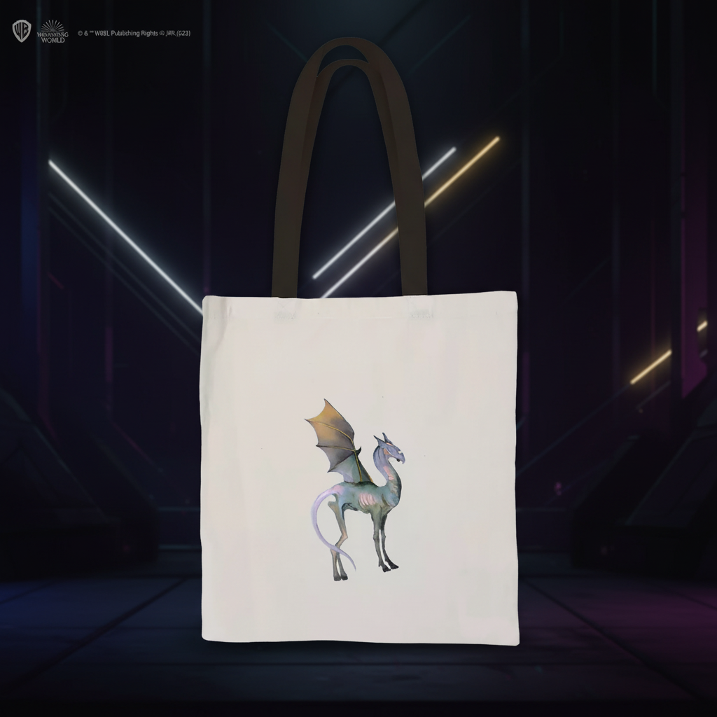 Tote Bag Thestral - Visuel néon futuriste