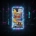 Pokémon Seal Book Gum – Packaging Neon