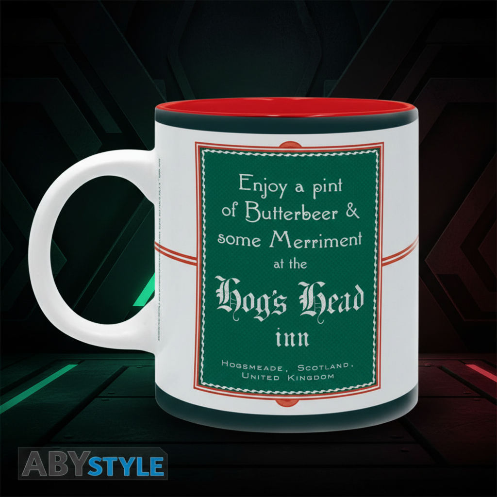 Mug Hog's Head Inn - Visuel néon futuriste