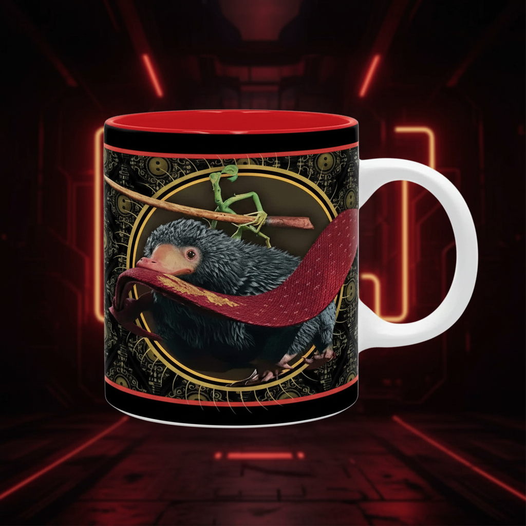 Mug Niffleur - Visuel néon futuriste