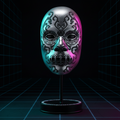 Masque Mangemort Harry Potter – Réplique Officielle sur Socle