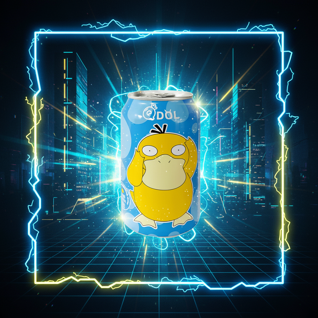QDOL Pokémon Psyduck – Eau Pétillante Agrumes