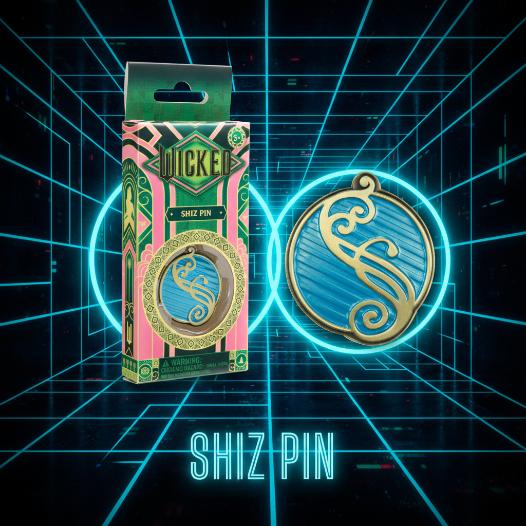Pin's Shiz University Bleu - Wicked | Licence Officielle