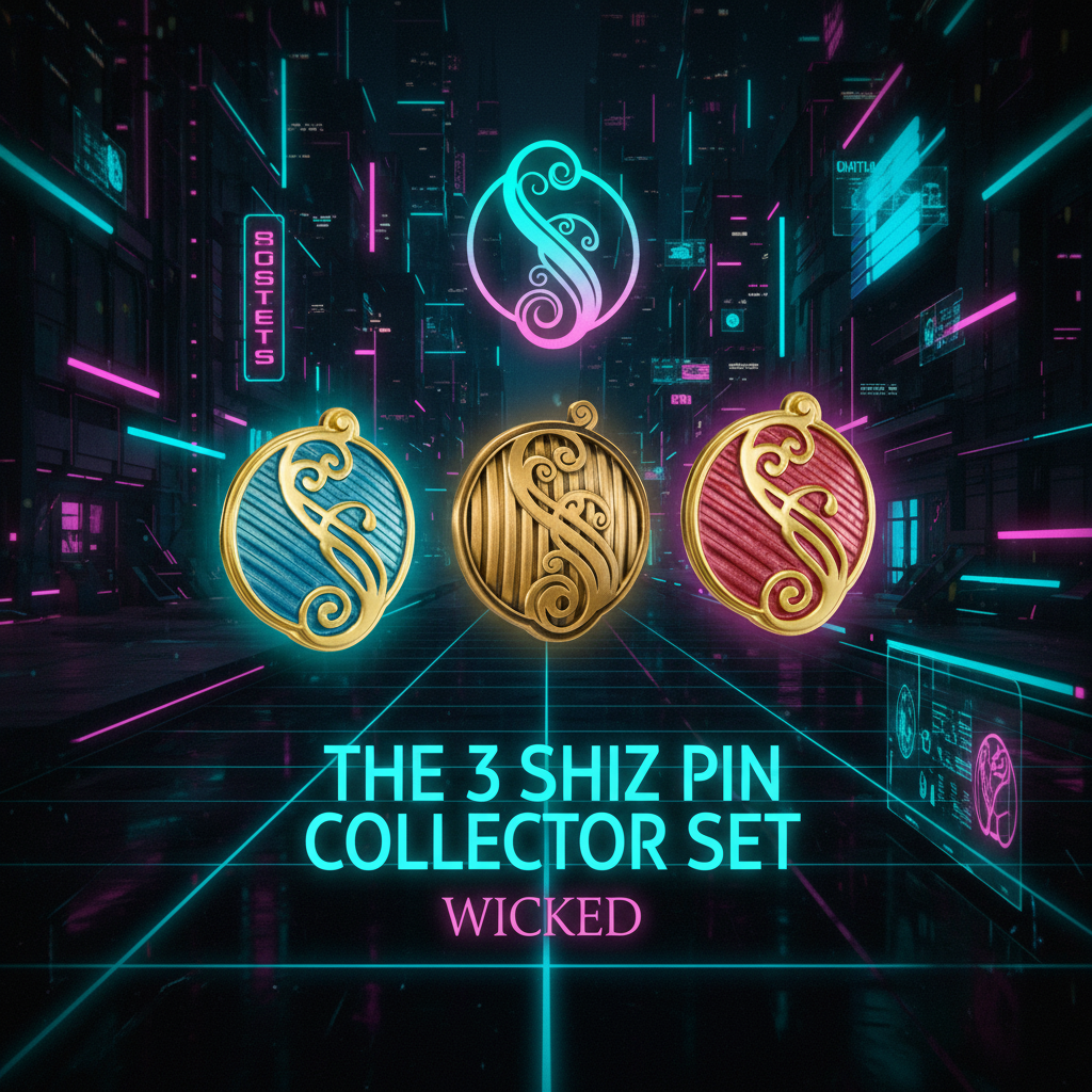 Coffret de 3 Pins Shiz - Wicked | Collection Officielle